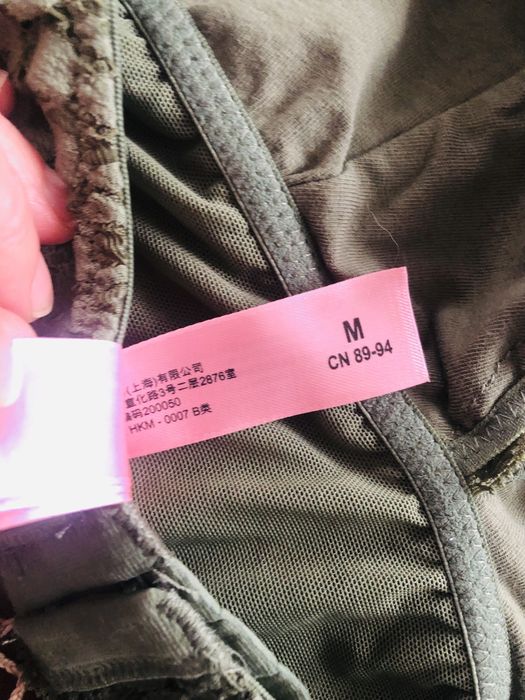 Hunkemöller Zielony Biustonosz z koronką halterneck M