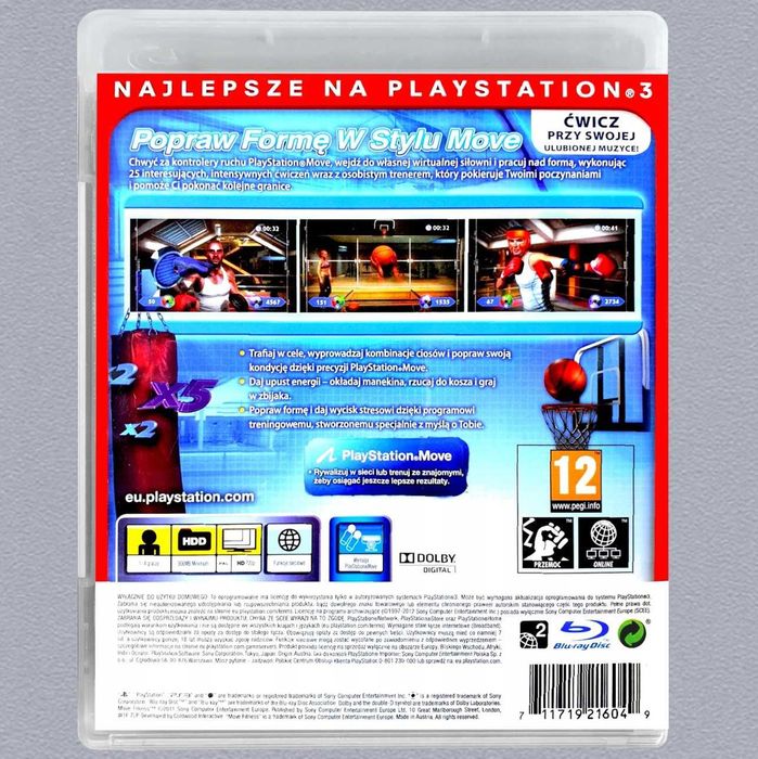 Move Fitness PL Ps3 Polski Język Pudełkowa