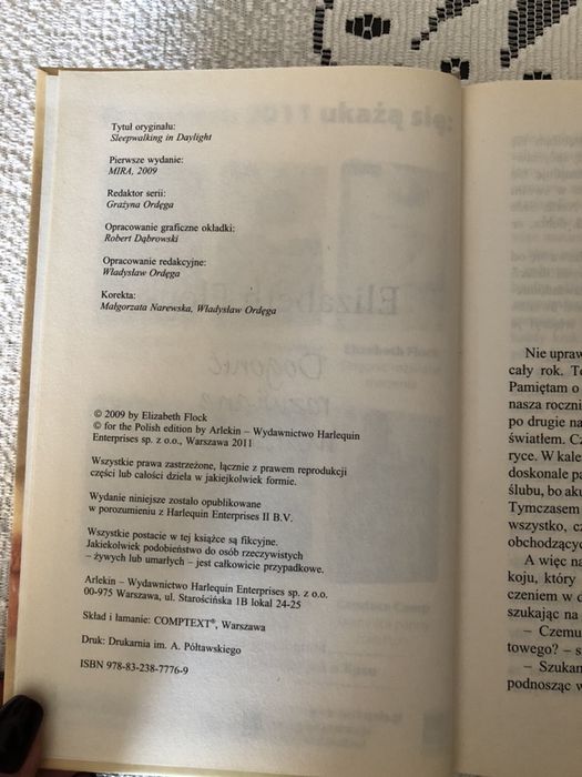 Dogonić rozwiane marzenia Elizabeth Flock