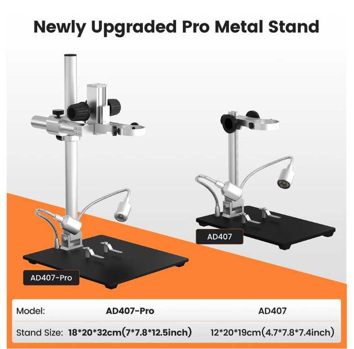 Andonstar AD407Pro 7-дюймовый цифровой микроскоп 270X HDMI