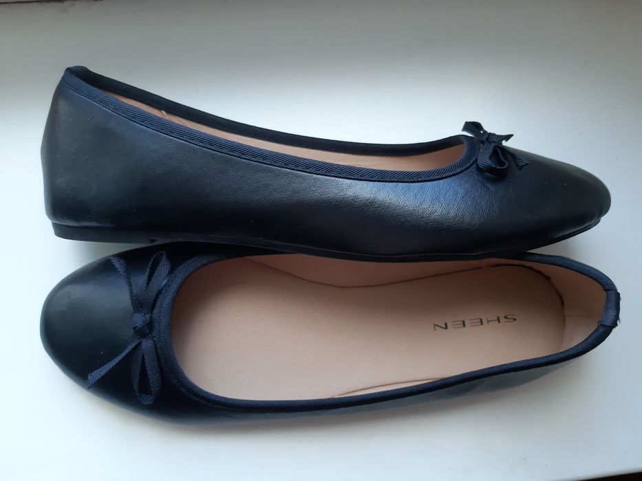 Балетки женские кожа из Италии .