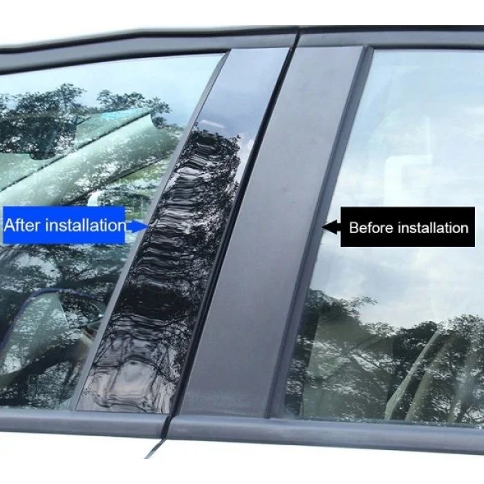 Накладки на дверні стійки для BMW E60 E46