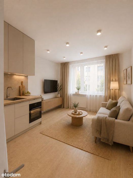 Nowoczesne i świeżo wyremontowane mieszkanie 35 m² | 2 pokoje|1 piętro