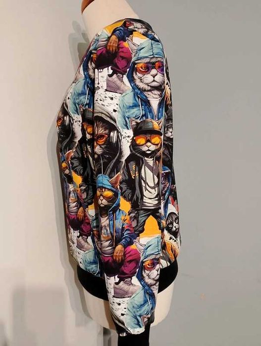 Młodzieżowa bluza Zbuntowane Koty rozm 164 NOWA