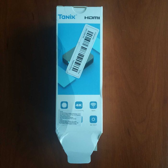 Smart TV Mini Box Tanix TX1 TUOGTCI 4K 60Hz, Android 10.0, 2.4G WiFi