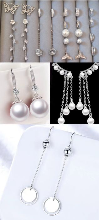 Срібні сережки, кафи 925 проби