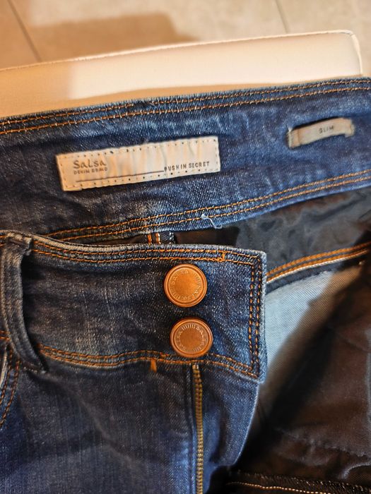 Calças Ganga Salsa -38 Slim - Utilizadas 2 vezes