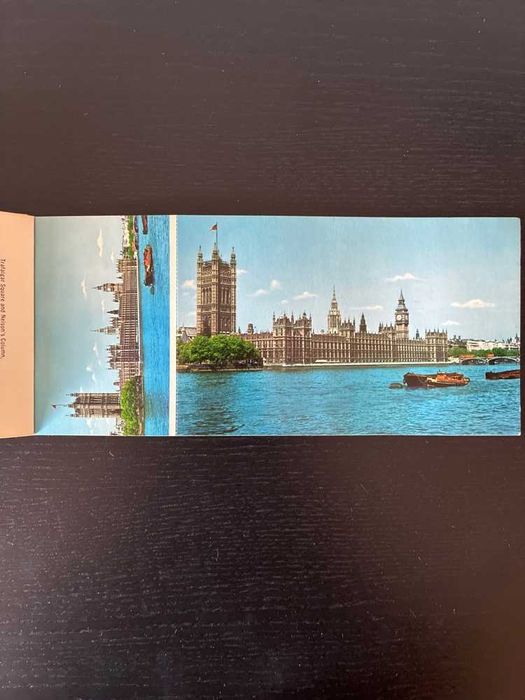 Livreto Vintage Postais Desdobráveis "Greetings from London" Anos 50/60