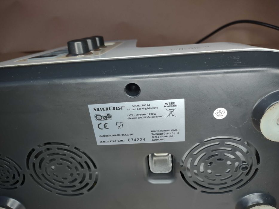 Lidlomix Thermomix .SKMK 1200 A 1. Bez misy.