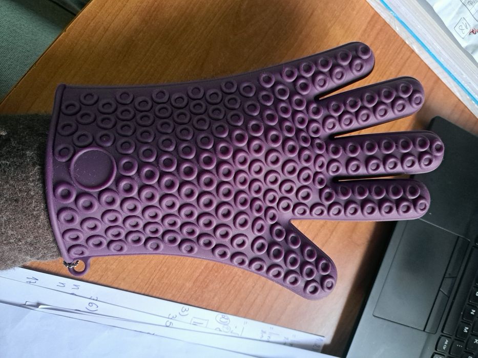 Luva de cozinha em silicone