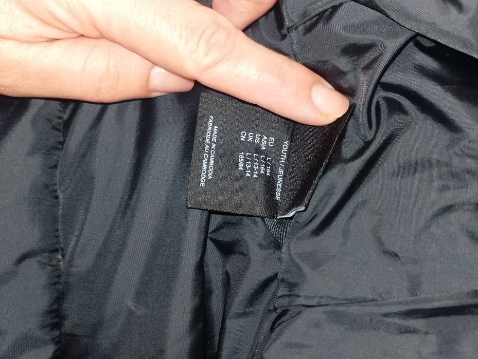 Підліткова зимова куртка пуховик 13-14 років Jack Wolfskin