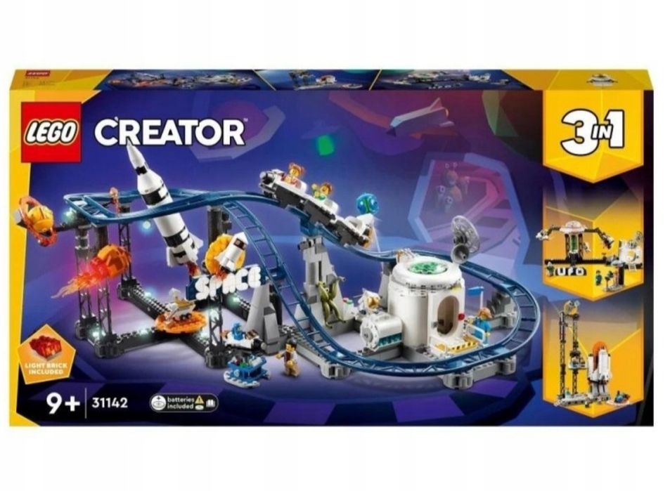 Lego CREATOR 31142 Kosmiczna kolejka górska 3w1