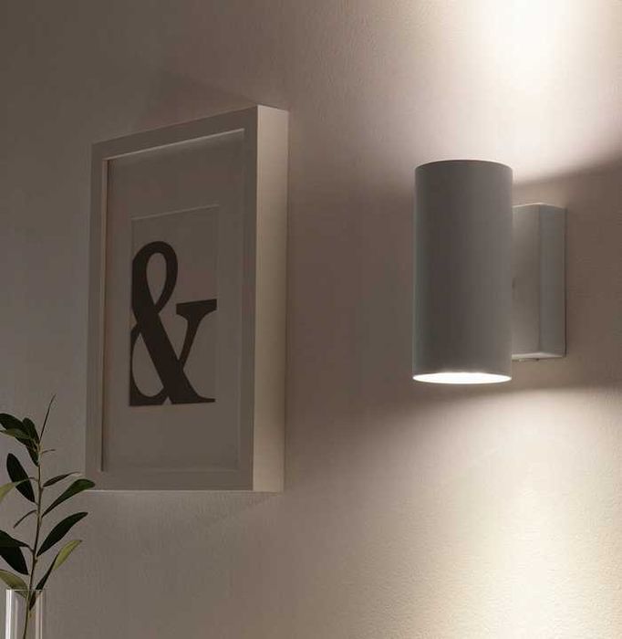 Nowy IKEA Nymane Kinkiet Dwustronny Biały Lampa Ścienna Lampka Stała