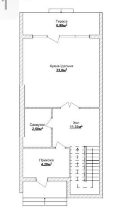 Продаж таунхауса 120 м² у Зарічанах