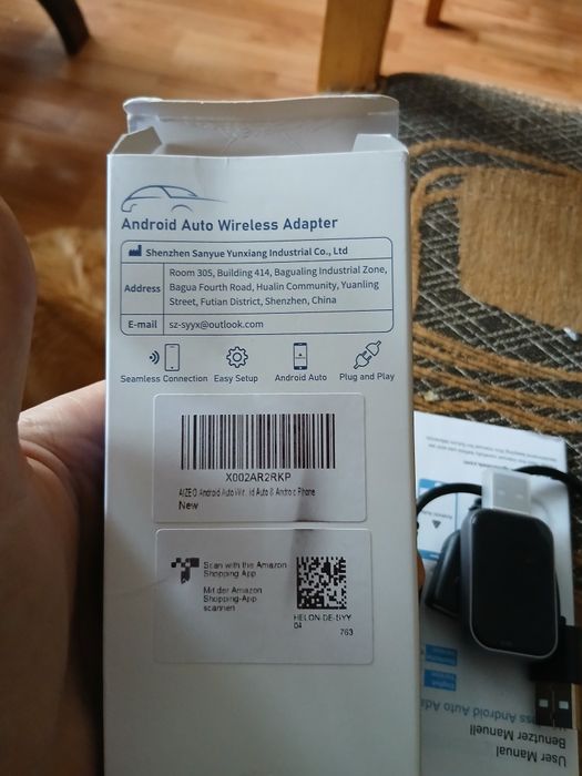 bezprzewodowy adapter samochodowy bluetooth, WiFi nowe