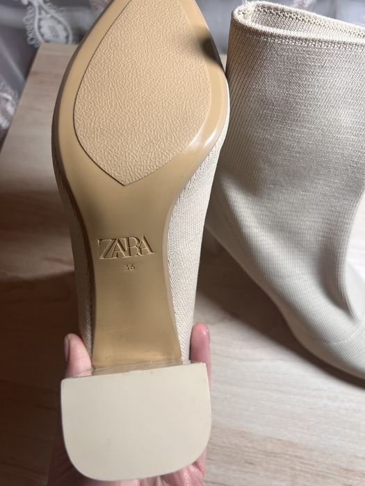 Чобітки zara взула 1 раз. Стан ідеальний