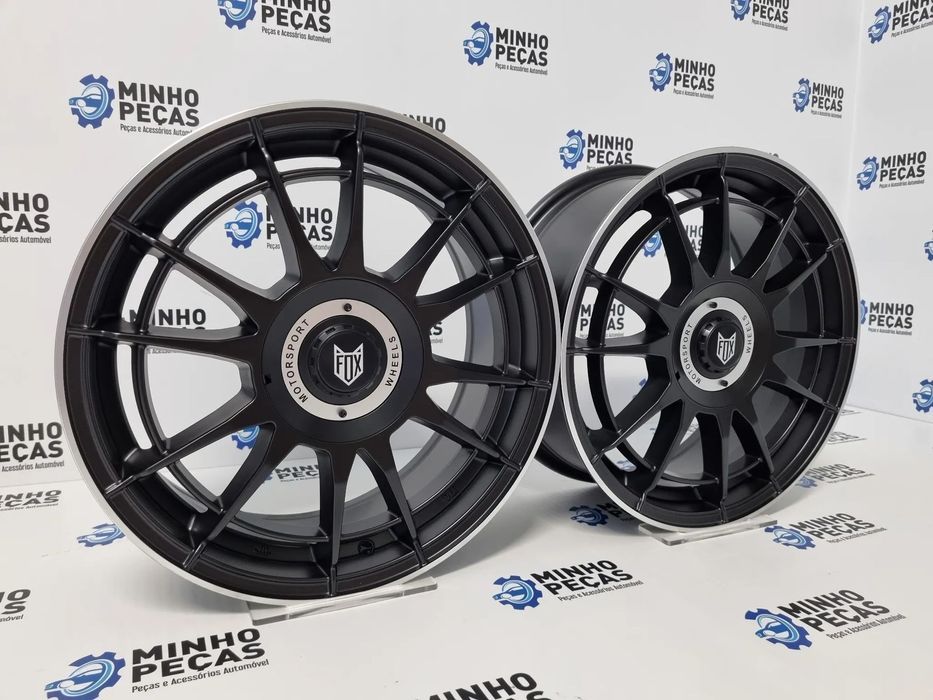 Jantes Fox VR4 em 16 Satin Black (4x100 | 4x108)