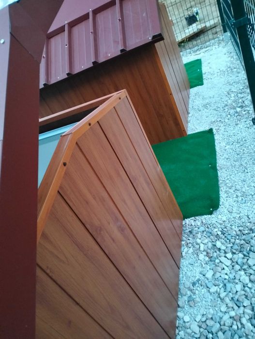 Abrigos para animais de estimação com ventilação, ar frio ou quente