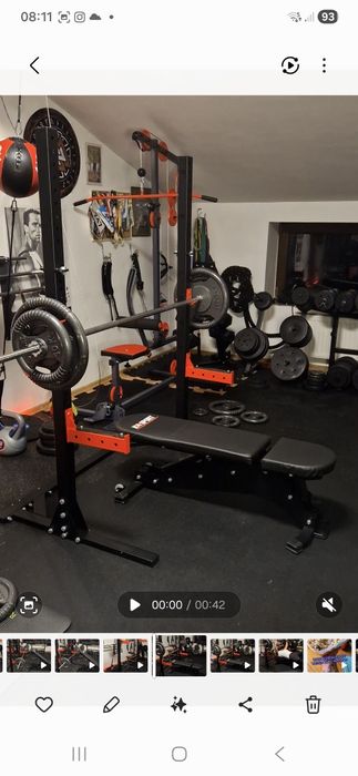 Stojaki treningowe + drążek KSG005