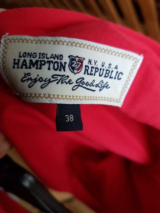 Sukienka KappAhl czerwona bawełna 38