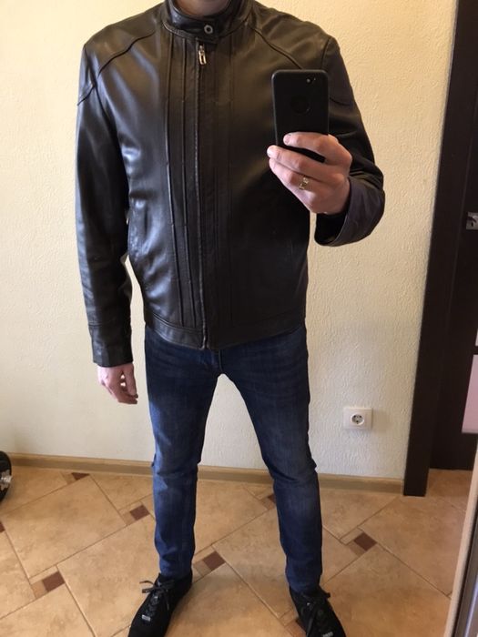 Куртка шкірянна LAGERFEELD