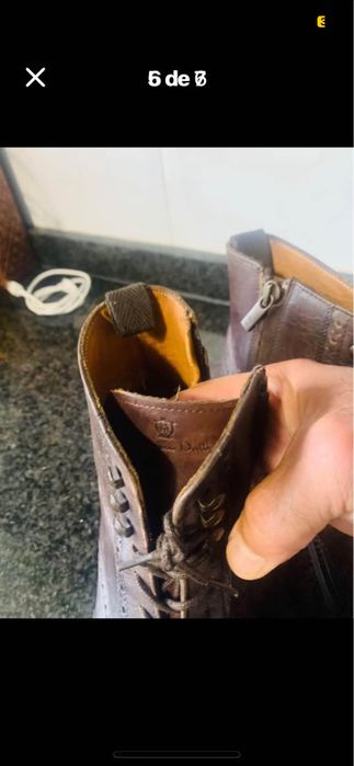 Otas Massimo Dutty como novas em pele tamanho 42