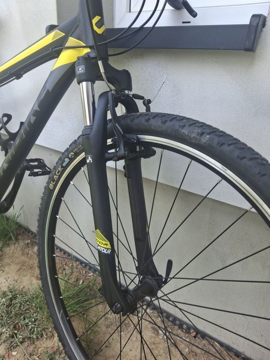 Rower Unibike prime 17 czarno-żółty