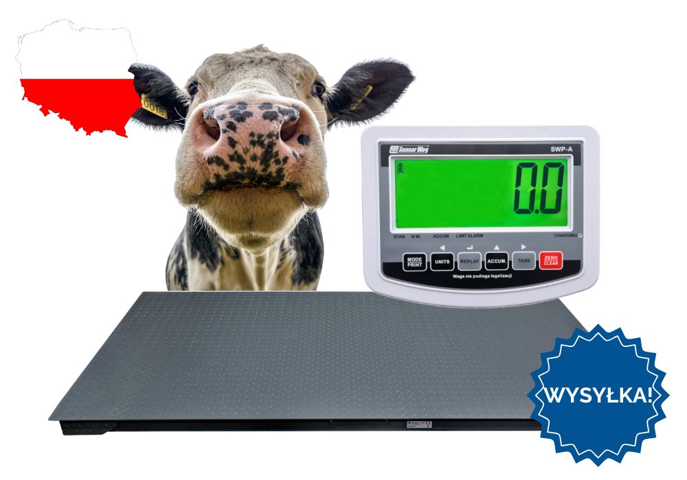 Waga do zwierząt, inwentarzowa, 1,2x2,2m, do 5T, zwierzęca platformowa