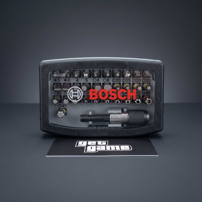 Conjunto Bits Bosch Professional 32 Peças » Aço S2 Torx Hex Ph Pz » Selado De Fábrica