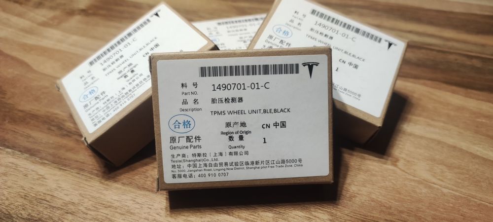 Tesla Model 3 Y X S Bluetooth 2021+ датчики тиску шин 1490701-01-C