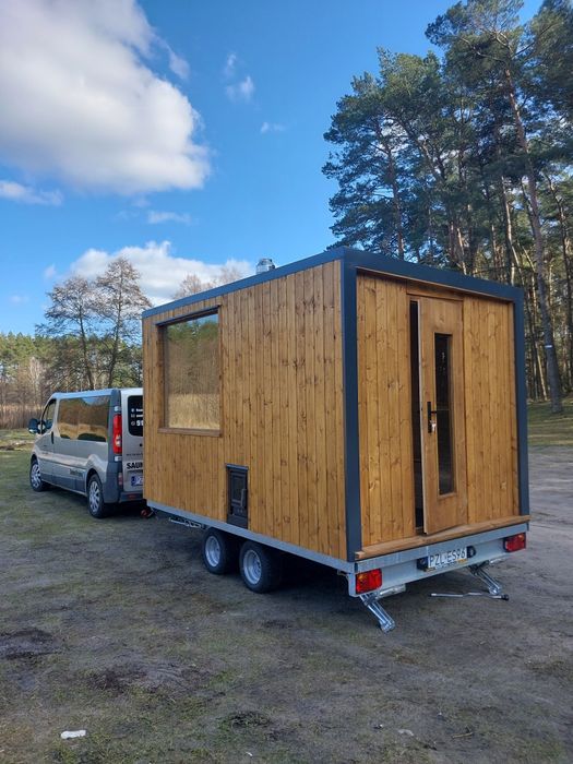 Sauna mobilna tiny house