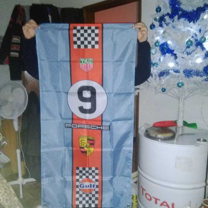 Bandeira Gulf Porsche racing