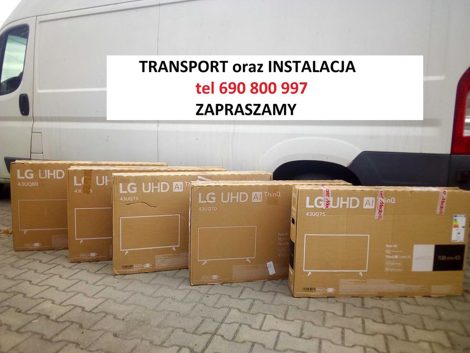 TV LG 65NANO766QA Smart TV, 4K Ultra, Wi-Fi, WebOs, nowy/dostawa