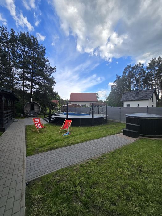 Domek na Mazurach Ostróda - basen, sauna, jacuzzi