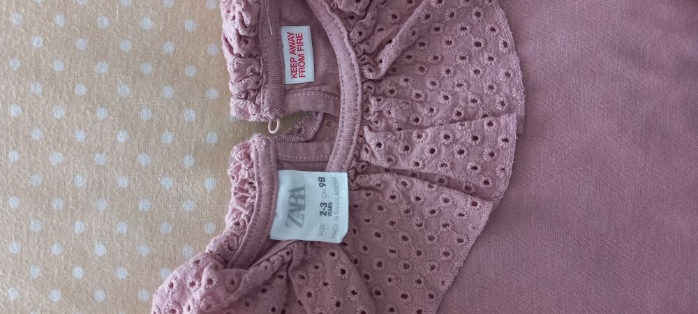 Camisola Zara Tam 2,3 Anos  ( Portes Incluídos)