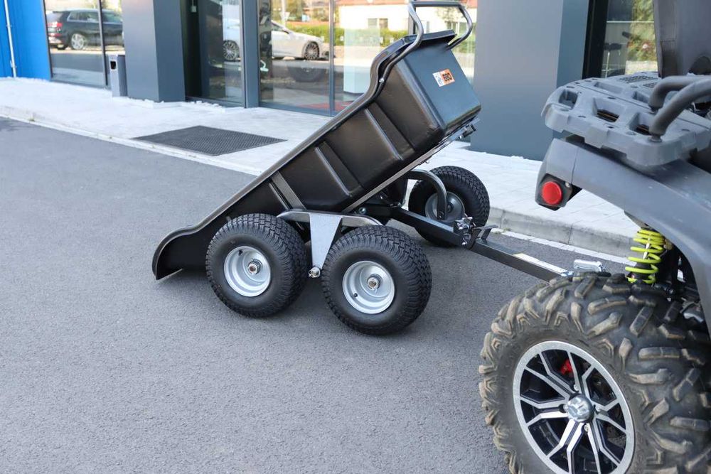 Двовісний причіп-самоскид для квадроцикла SHARK TRAILER GAREDEN 680
