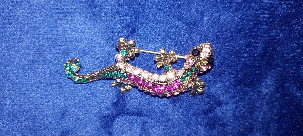 Broszka jaszczurka salamandra gekon