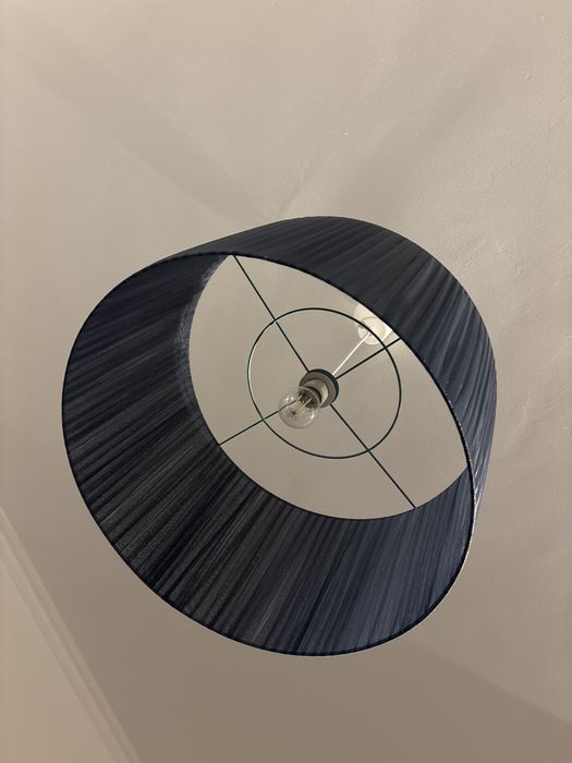 Candeeiro Azul escuro diametro 50cm