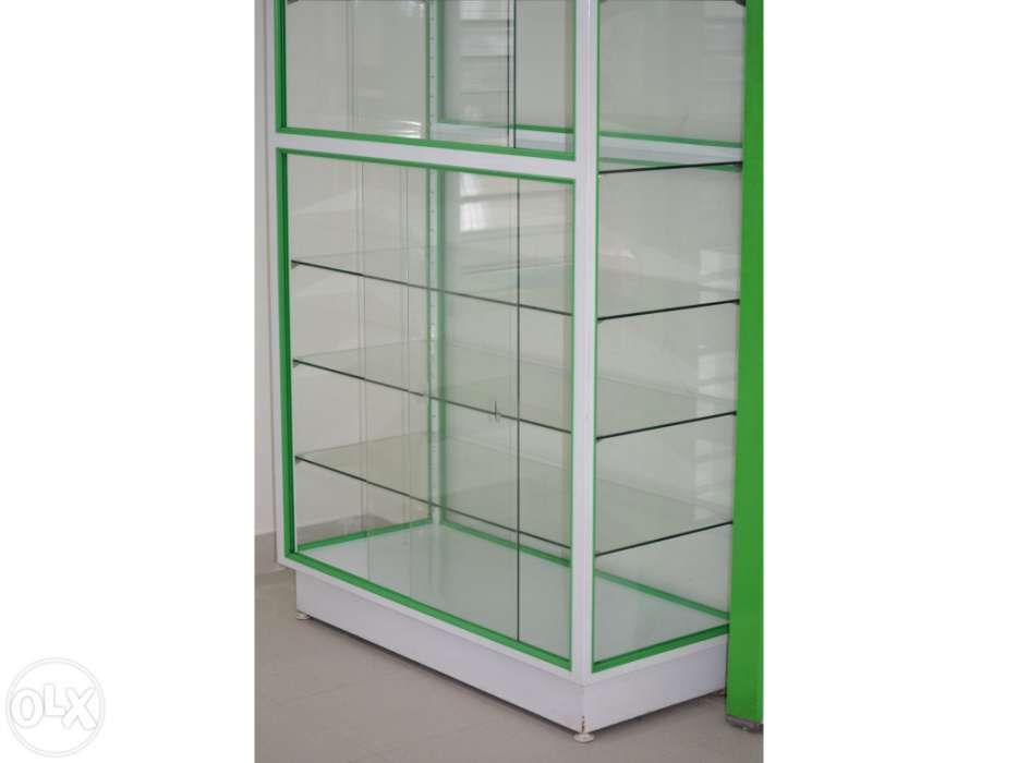 2 Display Cases, 1m x 2m, for Shop, in Very Good Condition64740957108610122