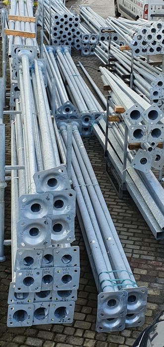 Słupy metalowe ocynkowane