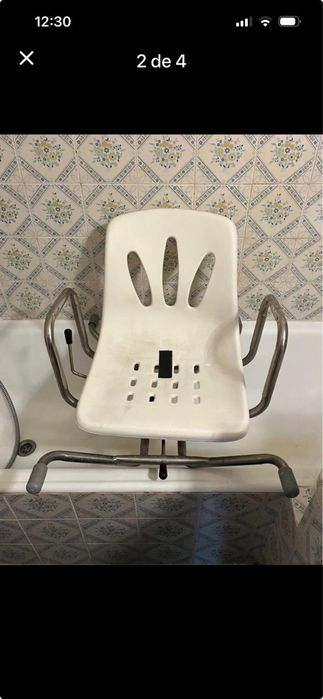 Cadeira rotativa para banheira