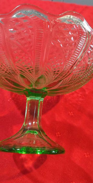 Фруктовница, конфетница. Стекло.  СССР