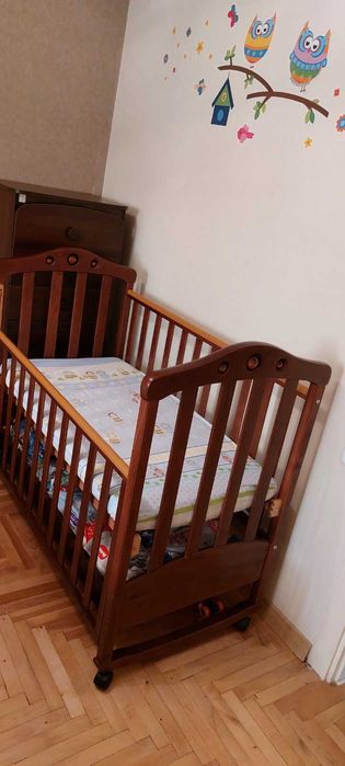 Кроватка детская Верес с новым матрасом  1000грн