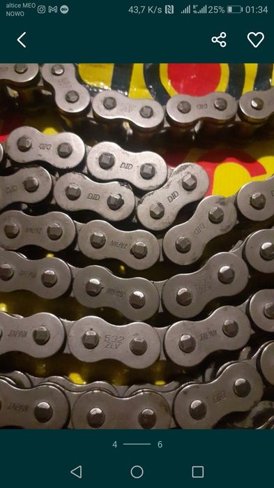 Corrente Orings nova