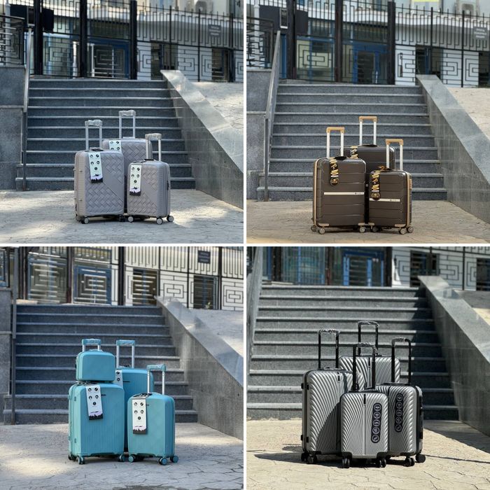 Расцветок хватает!Чемодан Турция на колесах,валіза,сумка на колесах