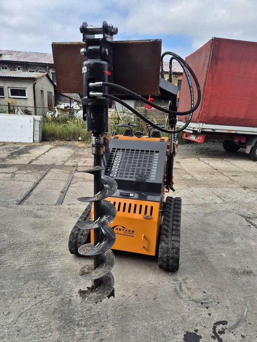 Wiertnica Hydrauliczna Samojezdna Mocna + Ładowarka - Wozidło Wynajem