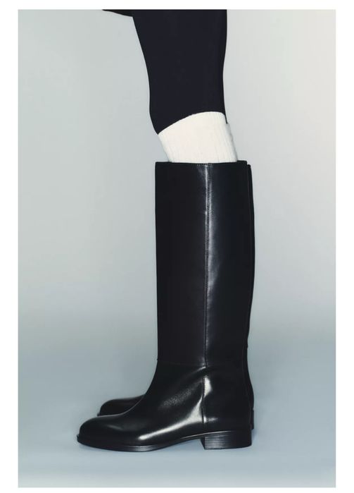 Zara чоботи шкіра нові 37 рр