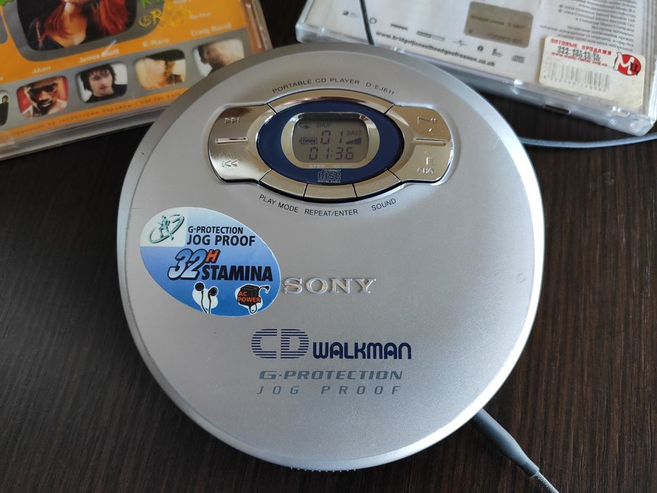 CD плеер SONY Walkman D-EJ611 Made in Malaysia