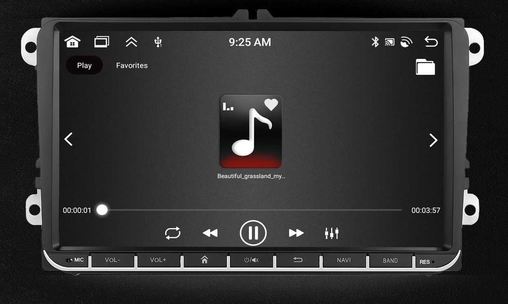 Radio Samochodowe Nawigacja Android 15 Apple Car DEDYKOWANE 4GB + 64 GB DLA VOLKSWAGEN + Kamera Cofania