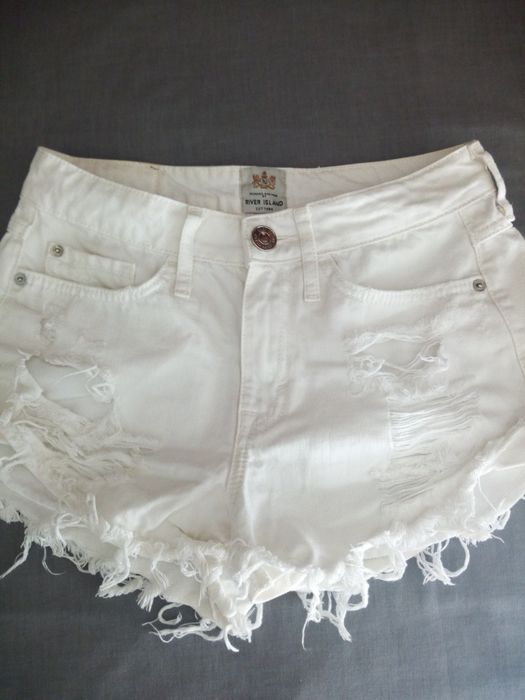 River Island and Bershka Denim Shorts